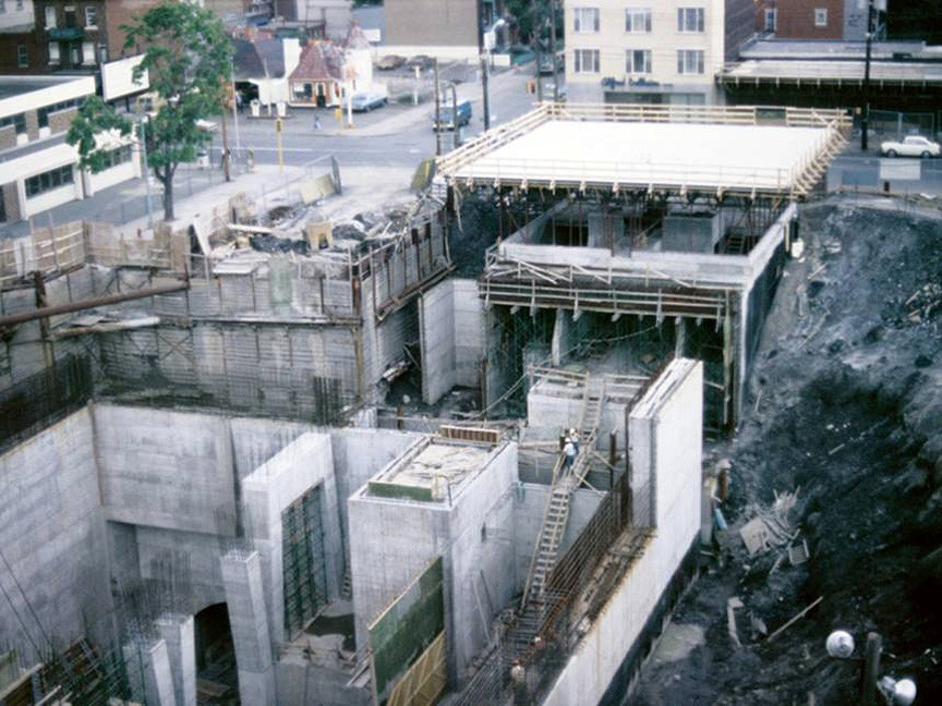 Métro en construction - Crédit Gérard Guay
